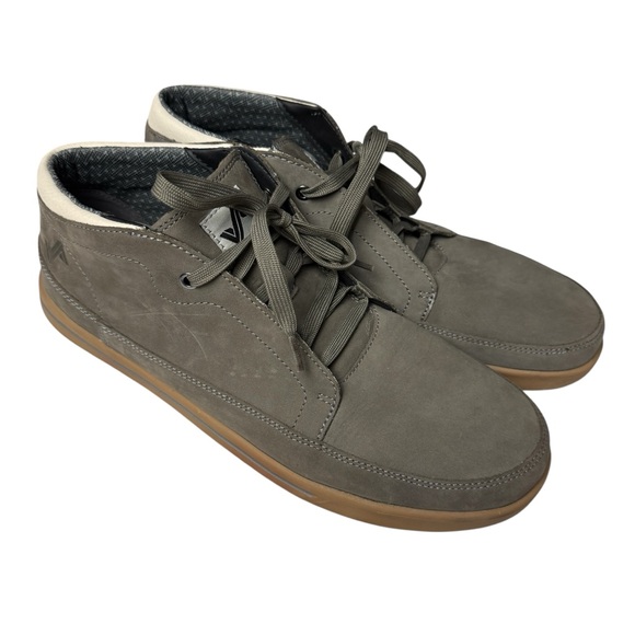 Forsake Phil Chukka Boots Men's 12 Gray Leather Lace Up Ankle Outdoor Casual EUC - Picture 6 of 7